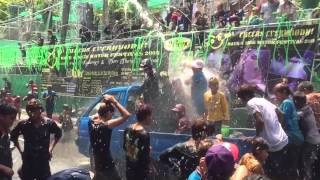 THINGYAN WATER FESTIVAL IN MYANMAR  SOPHEE SMILES [upl. by Ardnosac487]