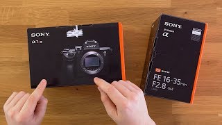 Sony A7R Mark III Unboxing Der nächste VlogKamera Kandidat  felixba [upl. by Morvin]