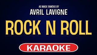 Avril Lavigne  Rock N Roll Karaoke Version [upl. by Auqinaj]