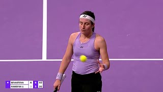 Elina Avanesyan 🇷🇺 unable to continue vs Anastasija Sevastova 🇱🇻 WTA Tennis Coverage Cluj Napoca [upl. by Metsky]