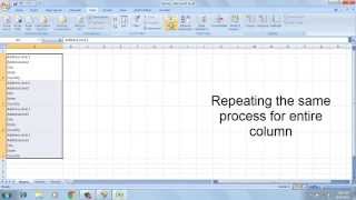 Separation of Data Delimited By New Line in Excel [upl. by Mastrianni891]