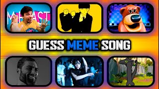 GUESS THE FAMOUS MUSIC MEME  EASY QUIZY [upl. by Hamer]