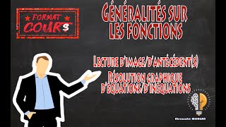 Format Cours 2nde  Lecture dimagesantécédents résolution graphique déquationsinéquations [upl. by Columbyne468]