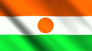 Flag of Niger  Drapeau du Niger [upl. by Ambler]