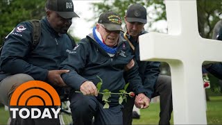 World War II vets return to Normandy for 79th anniversary of DDay [upl. by Silra]