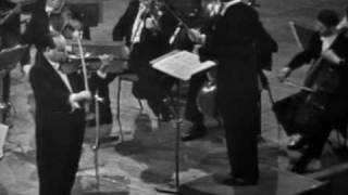 David Oistrakh  Bach Violin Concerto in A minor 3rd mvt [upl. by Aielam]