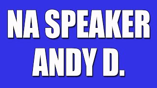 NA Speaker  Andy D  Narcotics Anonymous Speaker [upl. by Yevre]