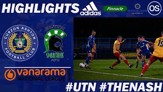 Curzon Ashton 31 Blyth Spartans AFC  Highlights  Vanarama National League North [upl. by Yllor]