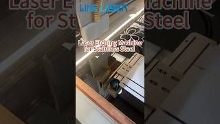 Fiber Laser etchingengraving stainless steel machine stainless steel sheet for elevator wall panels [upl. by Justicz]