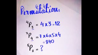 Permutations  Solve Permutations Permutation Math Permutation How To Solve shorts shortsfeed [upl. by Li]