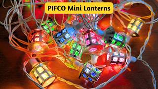 Repairing Vintage PIFCO Mini Lanterns Christmas Lights [upl. by Ahsiatal]