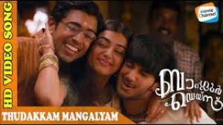 Thudakam Mangalyam karaoke with lyrics  Bangalore Days Songs  NivinPauly  Dulquar Salman [upl. by Laughry]