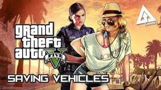 GTA 5 How to Save Your Cars Grand Theft Auto V [upl. by Icak438]