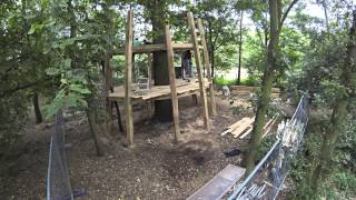 Moseley Old Hall Tree House Construction [upl. by Anerhs924]