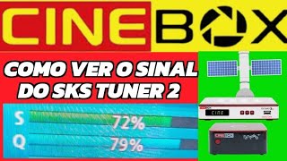 CINEB0X COMO VER SINAL SKS TUNER 2 [upl. by Llemart]