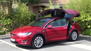 Camping Sunêlia Le Fief  Tesla Model X  borne Tesla Connector  2017 [upl. by Myrt940]