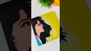 Painting Maa durga Glass  shorts navratri trending drawing art durga painting [upl. by Alded]