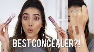 MAKEUP REVOLUTION CONCEALER VS TARTE SHAPE TAPE TEST [upl. by Pelagi]