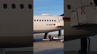 Lufthansa Flight Frankfurt Germany [upl. by Noimad]