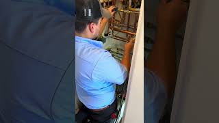 Sounds of a boiler install ASMR TLCPlumbing TLCSantaFe Boiler NoSweat Plumbing Plumber [upl. by Dorsy]