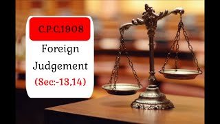 CPC  Foreign Judgement  Section 1314 [upl. by Aket106]