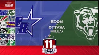 Big Board Friday Week 10 Edon vs Ottawa Hills [upl. by Blanchette275]