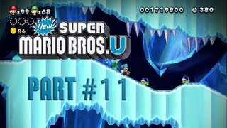 New Super Mario Bros U 100 Coop Walkthrough Part 11 [upl. by Ronym]