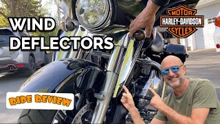 Fork Mounted Wind Deflectors  Ride review [upl. by Aihtnis]