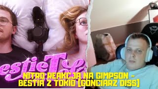 NITRO REAKCJA NA GIMPSON  BESTIA Z TOKIO GONCIARZ DISS [upl. by Swirsky824]