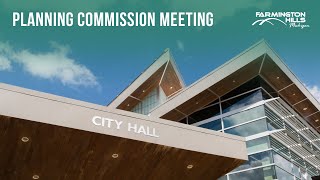 Farmington Hills Planning Commission Meeting September 21 2023 [upl. by Ranchod]