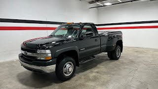 2001 Chevrolet 3500 in a very rare single cab dually 81L Vortec with 18600 original miles [upl. by Lasonde]