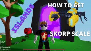 HOW TO GET SCORPION SCALE  Islands  Roblox [upl. by Kenta711]