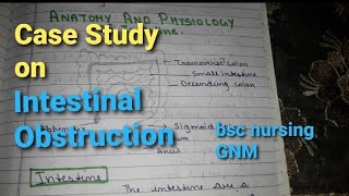 Intestinal Obstruction Case Study nursingcriteria nursingcareplan [upl. by Ydur]