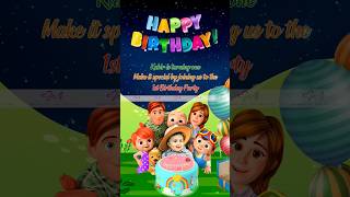 Cocomelon Birthday Invitation Video  Cocomelon Birthday Theme  Birthday Invitation Video [upl. by Ennaesor]