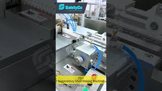 ZDI Suppository Shell Making MachineSaintyCo machine packaging [upl. by Enitsuga]