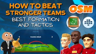 HOW TO BEAT STRONGER TEAMS  532  BEST FORMATION FOR COUNTERATACKING TACTICS [upl. by Aynot]