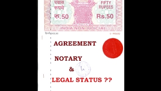 what is notary agreement  नोटरीकरार आणि त्याचा कायदेशीर दर्जा by Adv Tanmay Ketkar [upl. by Argent]