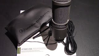 Unboxing and Installation of the Audio Techinca AT2020 USB Cardioid Condenser Microphone [upl. by Trudi426]