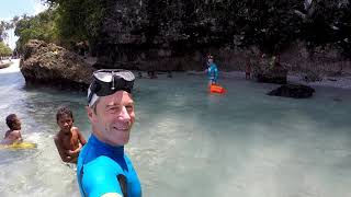 Cruise passengers visit Kiriwina the largest of the Trobriand Islands near Papua New Guinea [upl. by Jozef]