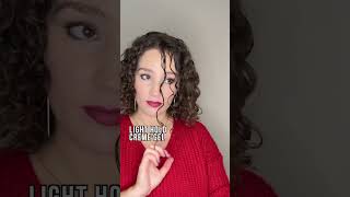 Easy Holiday Curly Hairstyle  LowDensity Friendly  curlyhairstyles holidayhairstyles [upl. by Doner]