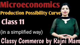 Production Possibility Curve Class 11 Microeconomics [upl. by Torruella]