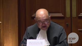 Hong Kongs Chief Justice highlights citys rule of law in speech with CY in attendance [upl. by Anerys]