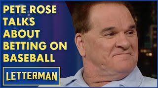 Pete Rose Talks About Betting On Baseball  David Letterman [upl. by Harifaz]