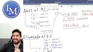 Fisiología  Primer parcial 3  Cálculo de osmolaridad y casos de examen [upl. by Bound193]