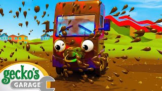 10 Muddy Trucks  Baby Truck  Geckos Garage  Kids Songs [upl. by Roz406]