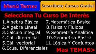 Cursos De Matematicas Gratis Para Secundaria Y La Universidad matematicasbasicas [upl. by Evita]