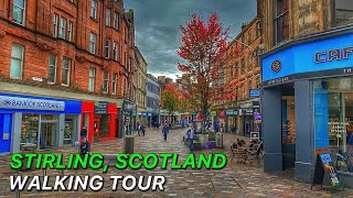 4K Stirling Scotland 2022  City CentreOld Town Walking Tour [upl. by Etheline]