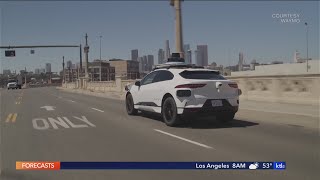 Driverless taxis hit the streets of Los Angeles [upl. by Fernande130]