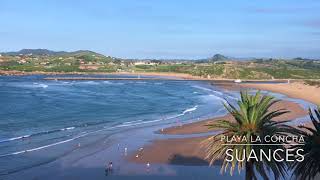 PLAYA LA CONCHA en Suances  Turismo en Cantabria [upl. by Eeldarb]