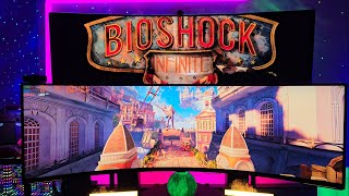 Bioshock Infinite  57quot Samsung Odyssey G9  RTX 4090  Ultimate RGB Gaming PC [upl. by Ainaznat182]